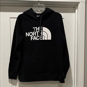 The North Face Women’s  Black hoodie with White Logo